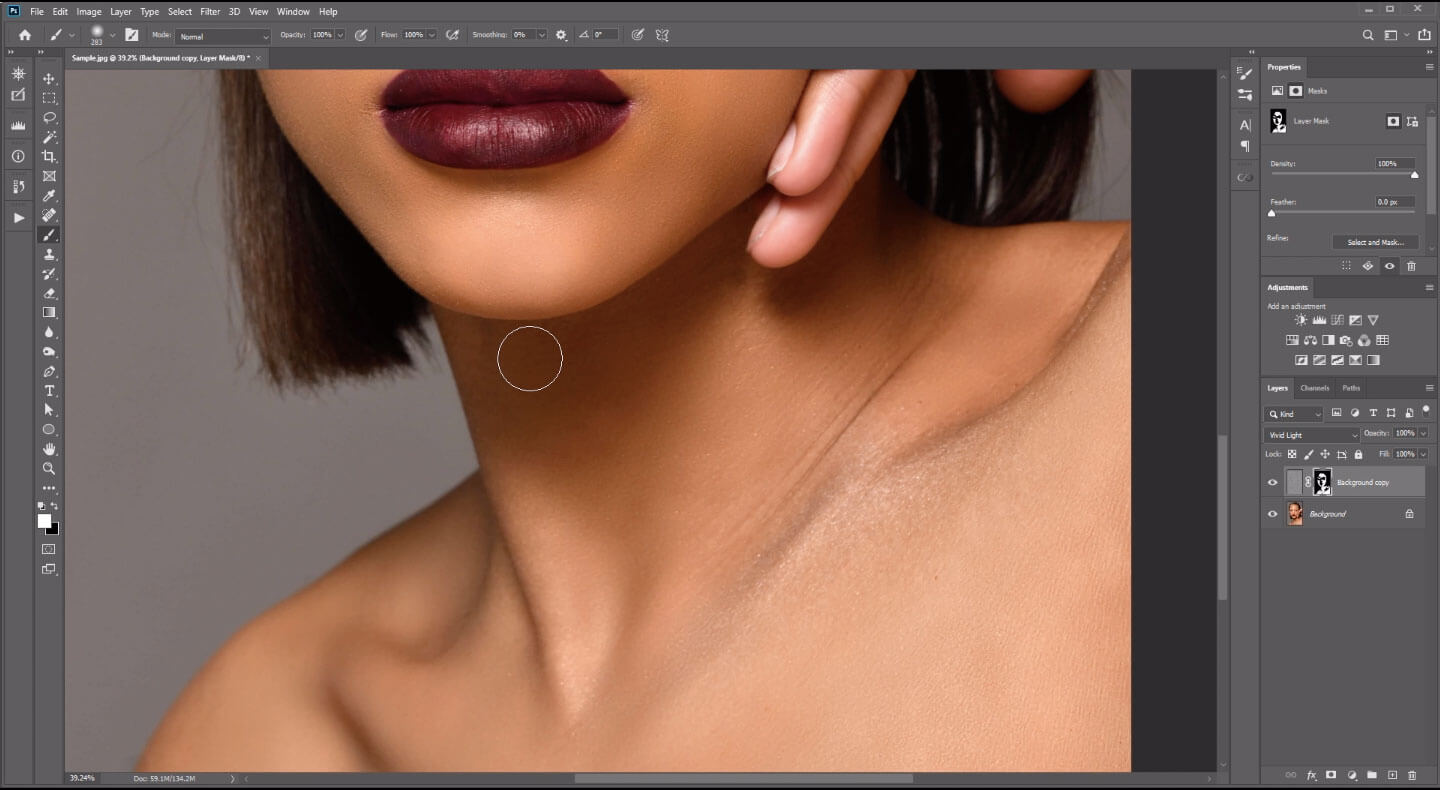 smooth skin photoshop tutorial