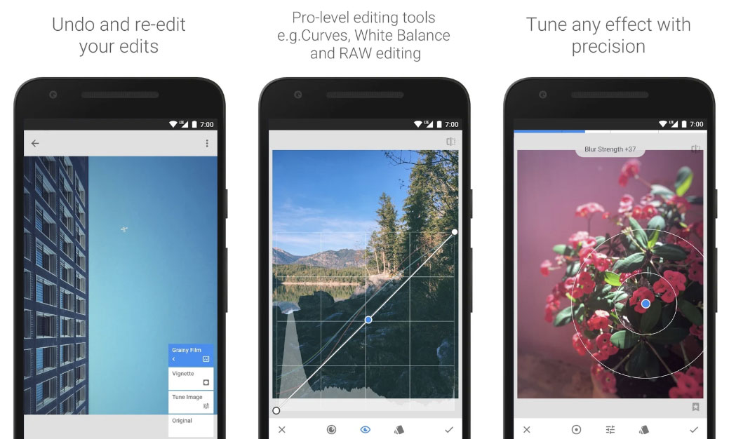 Snapseed photo editing app