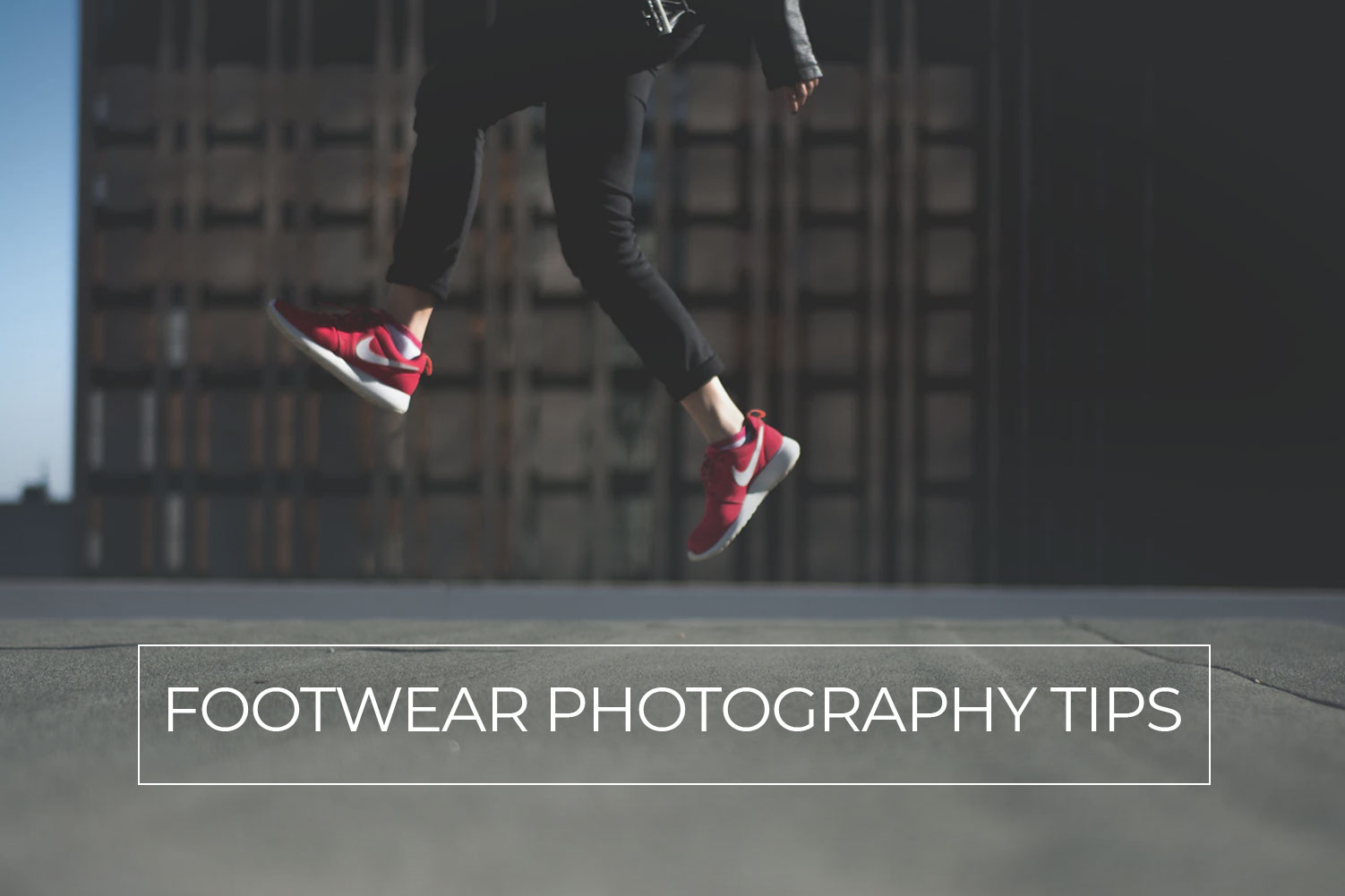 footwear product photography