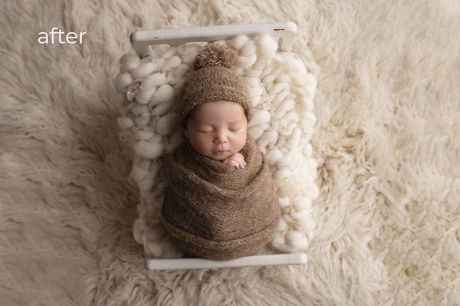 Newborn Photo Retouching after