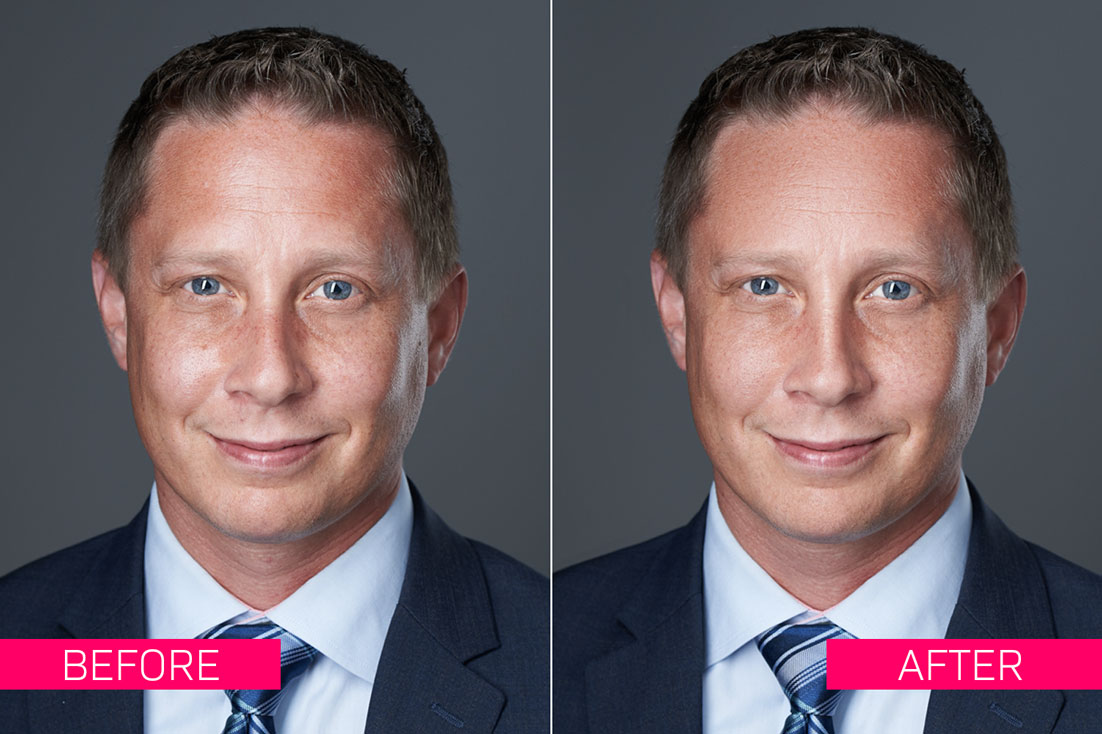 Basic Headshot Photo Retouching Service