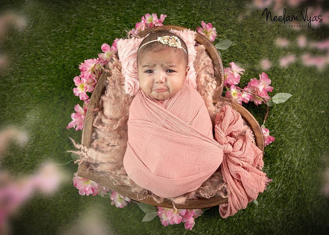 Newborn Photography - Crying Pose