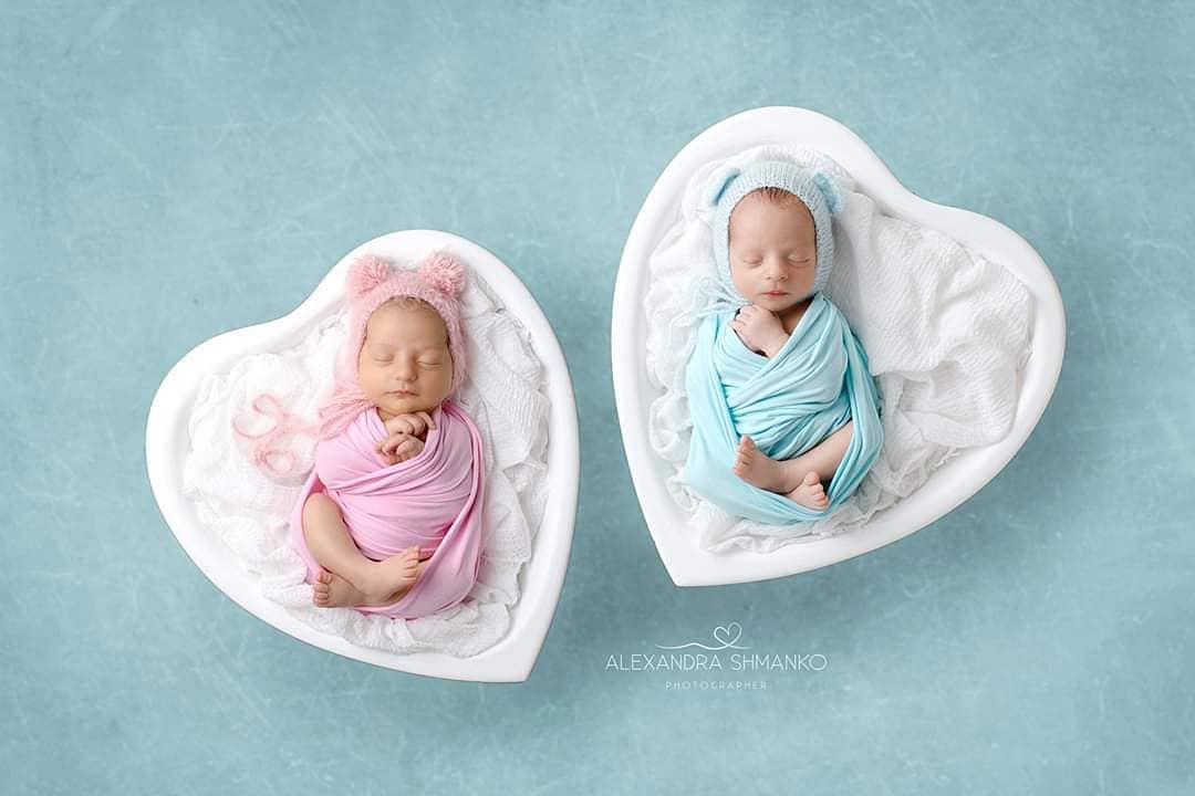 Newborn Photography - Using Heart Cushion Props