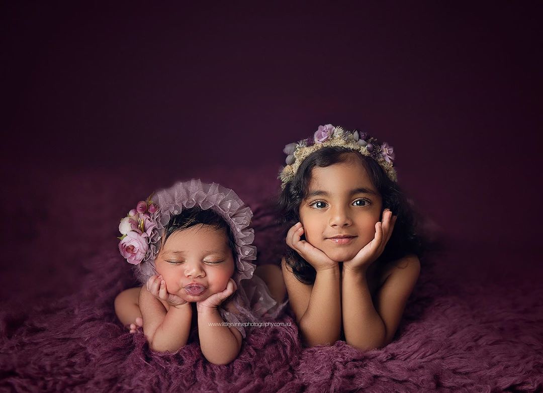 Newborn Photography - Sibling Pose