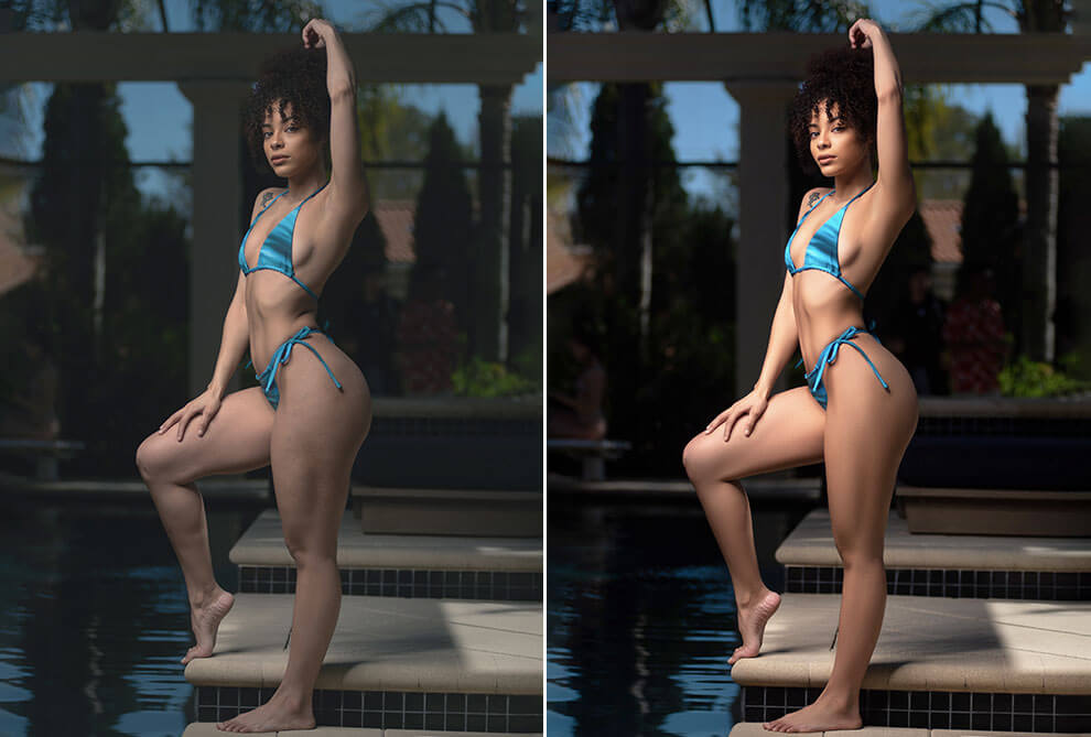 Model Photo Color Correction