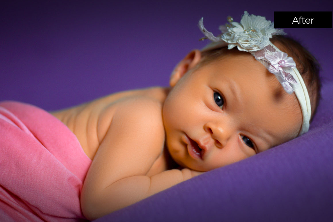 Newborn Retouching After