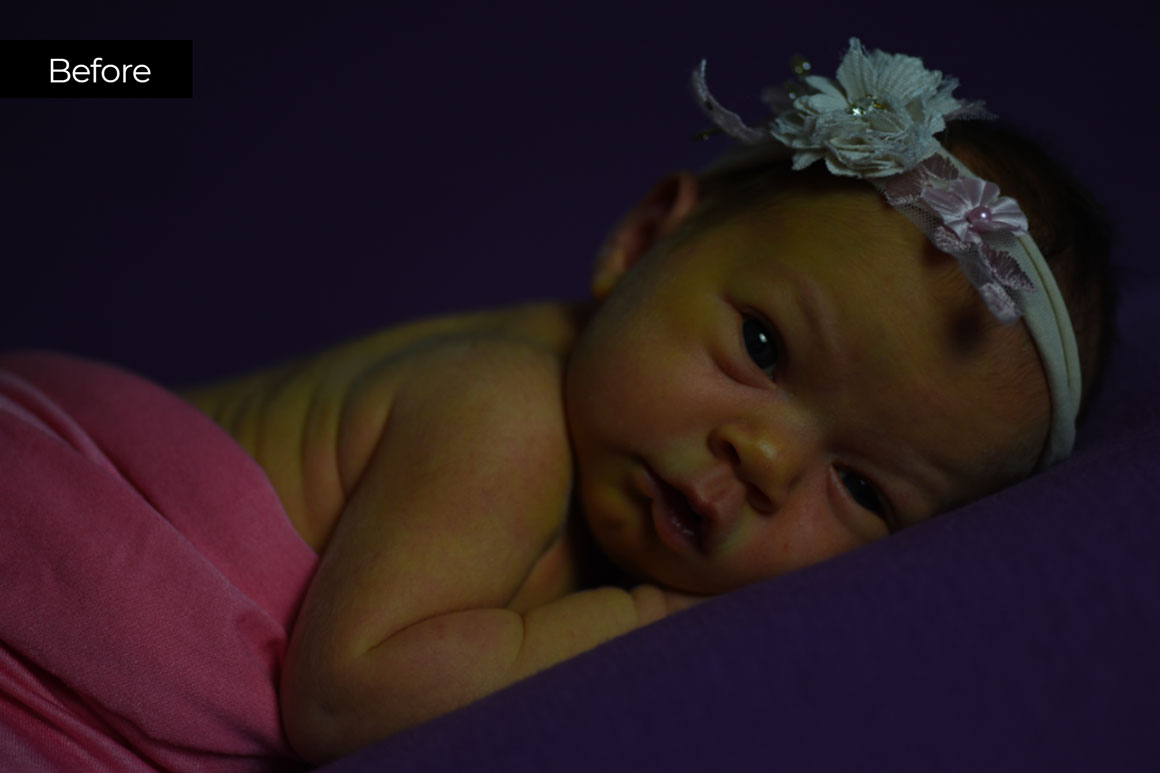 Newborn Retouching Before