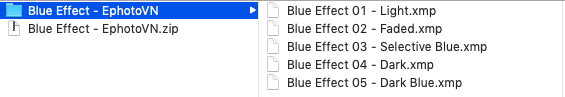 Blue Effect - EphotoVN