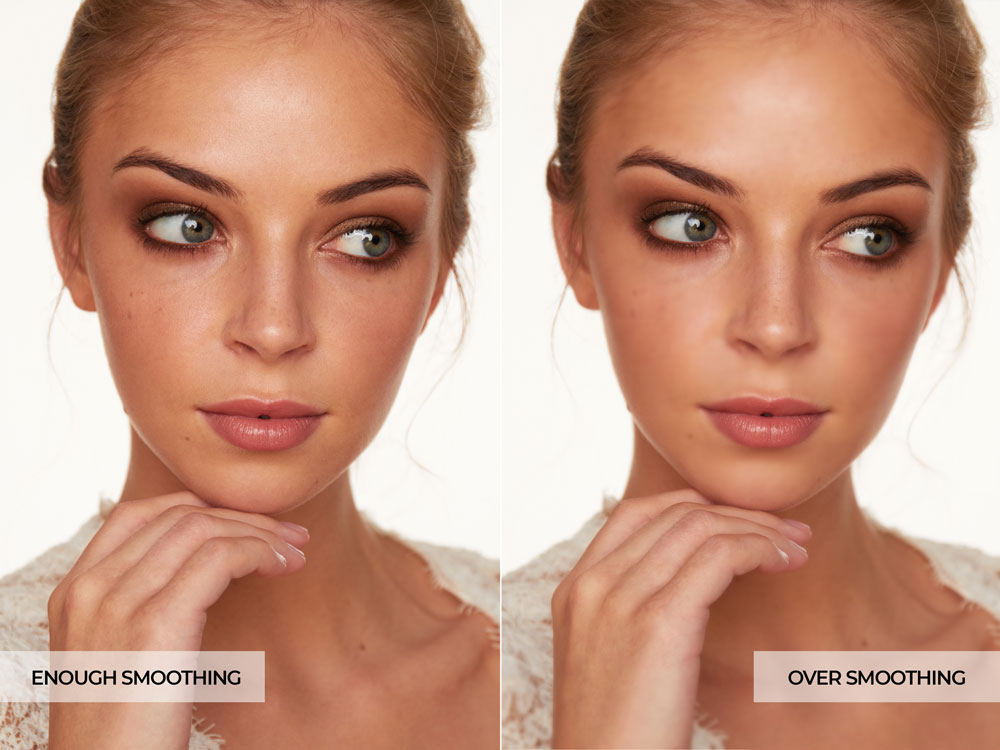 Photo Retouching Mistakes - Over Skin Smoothing