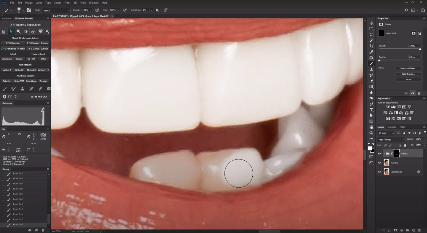 Whiten Teeth In Photoshop