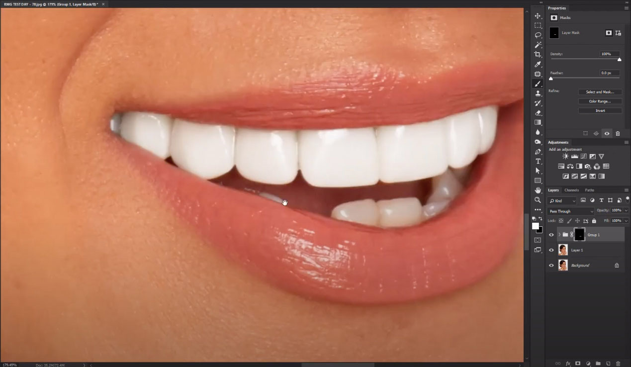 Whiten Teeth In Photoshop