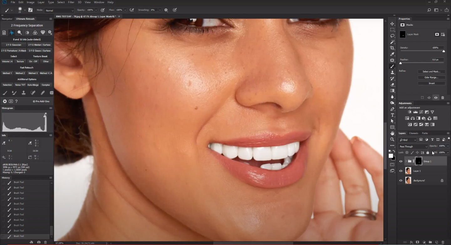 Whiten Teeth In Photoshop