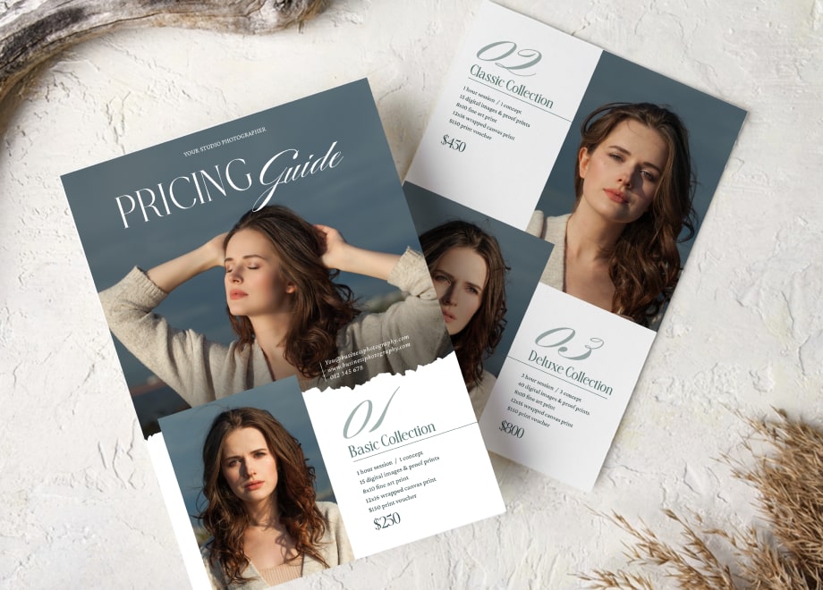 Portrait Photography Pricing Guide Template