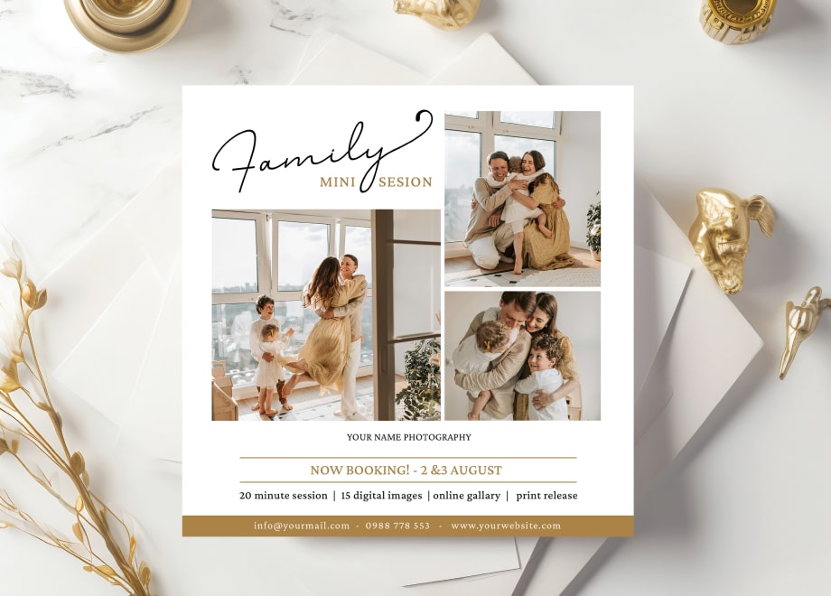 Family Classic Mini Session Template