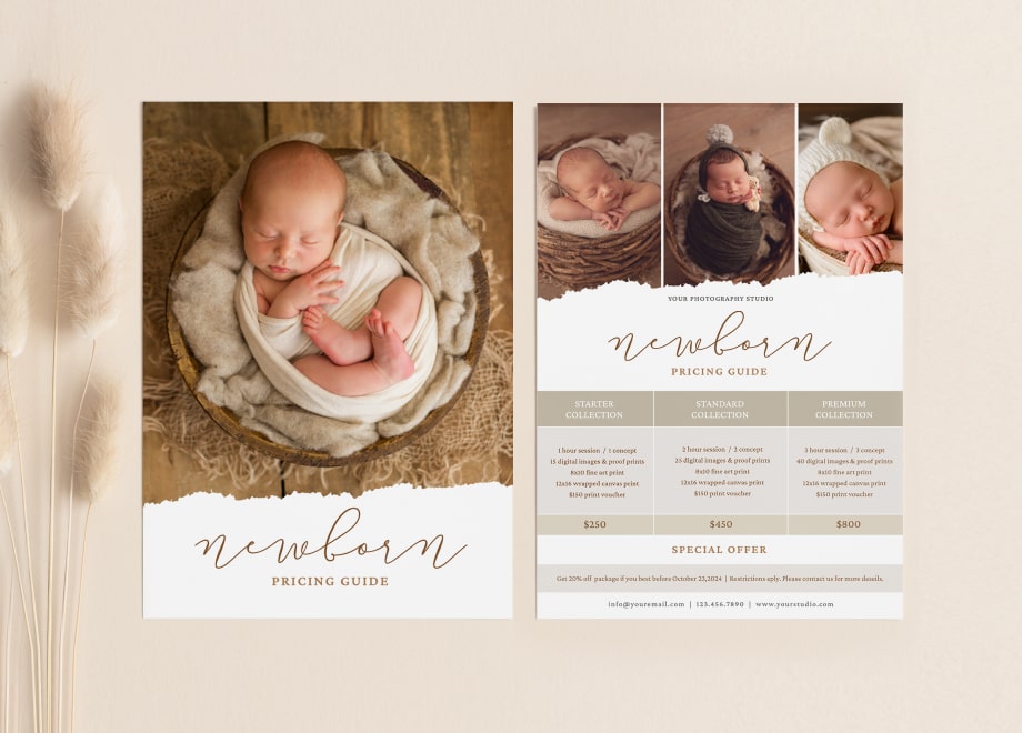 Free Newborn Pricing Guide List Template