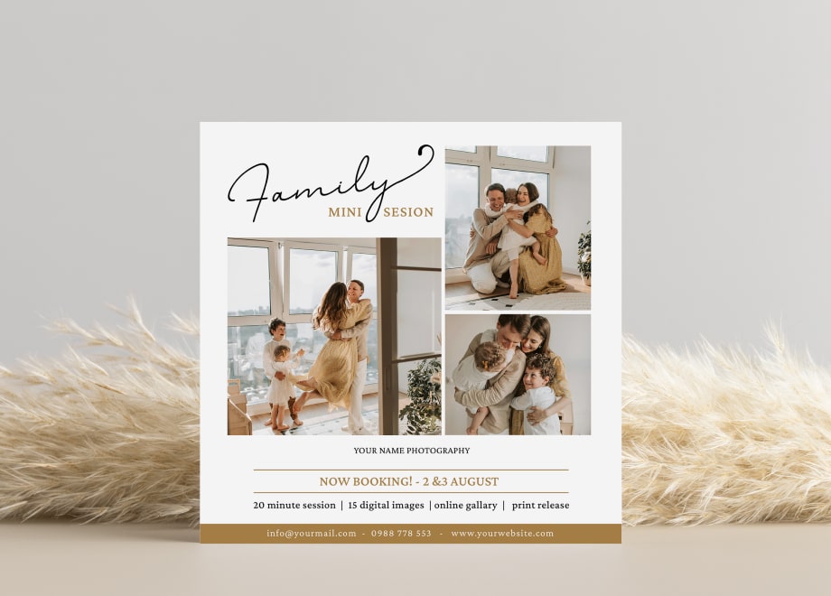 Family Classic Mini Session Template