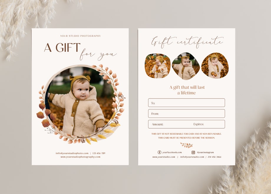 Children’s Gift Certificates Template