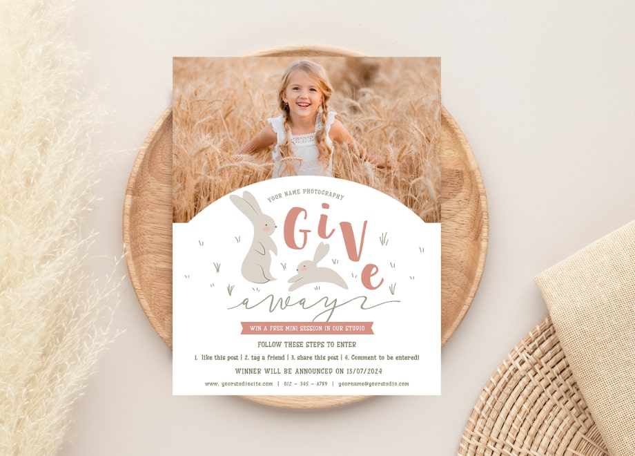 Children’s Giveaway Card Template