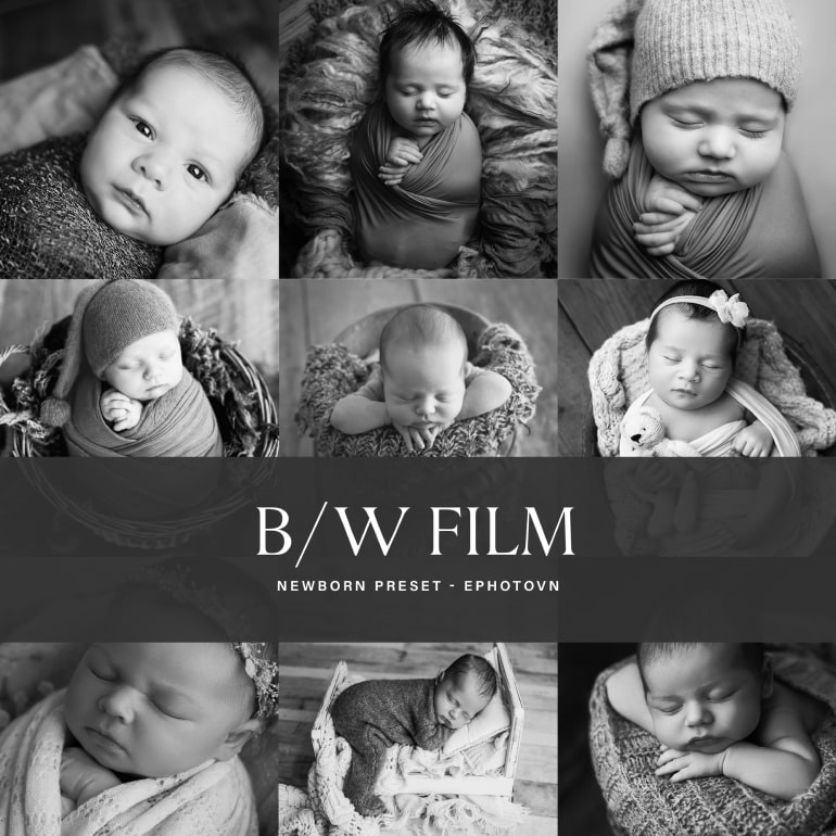 The Newborn BW Film Action Collection