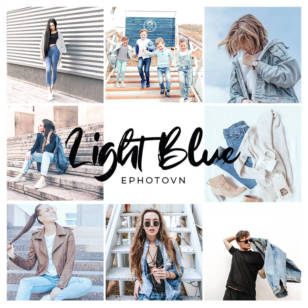 Light Blue – 6 Lightroom Presets