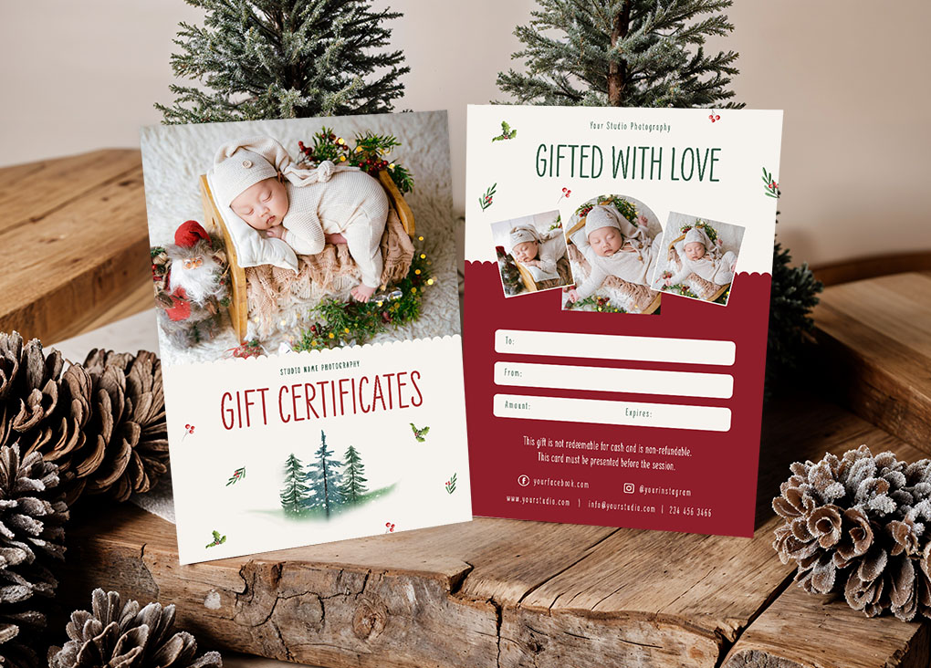 Newborn Christmas Gift Certificates